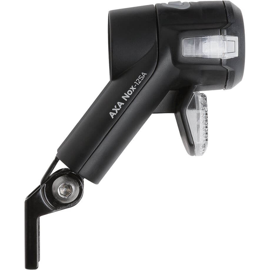 Axa koplamp Nox Sport auto off batterij 12 lux zwart