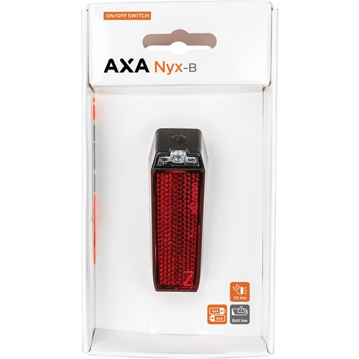 Axa achterlicht Nyx batterij spatbord