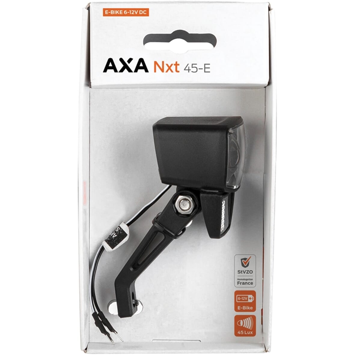 Axa koplamp NXT45 E-bike 6-12v 45 lux