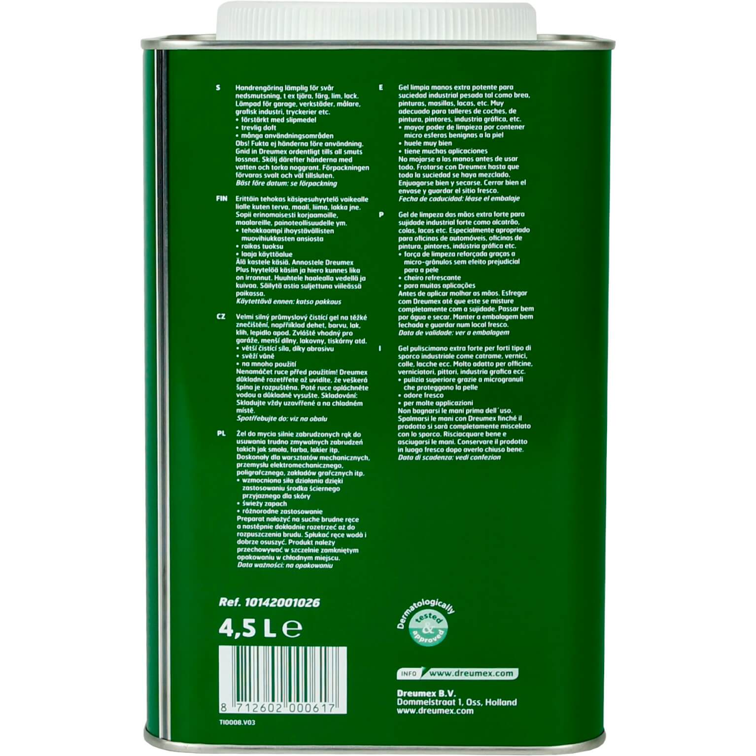 Dreumex zeep geel 4500ml Plus