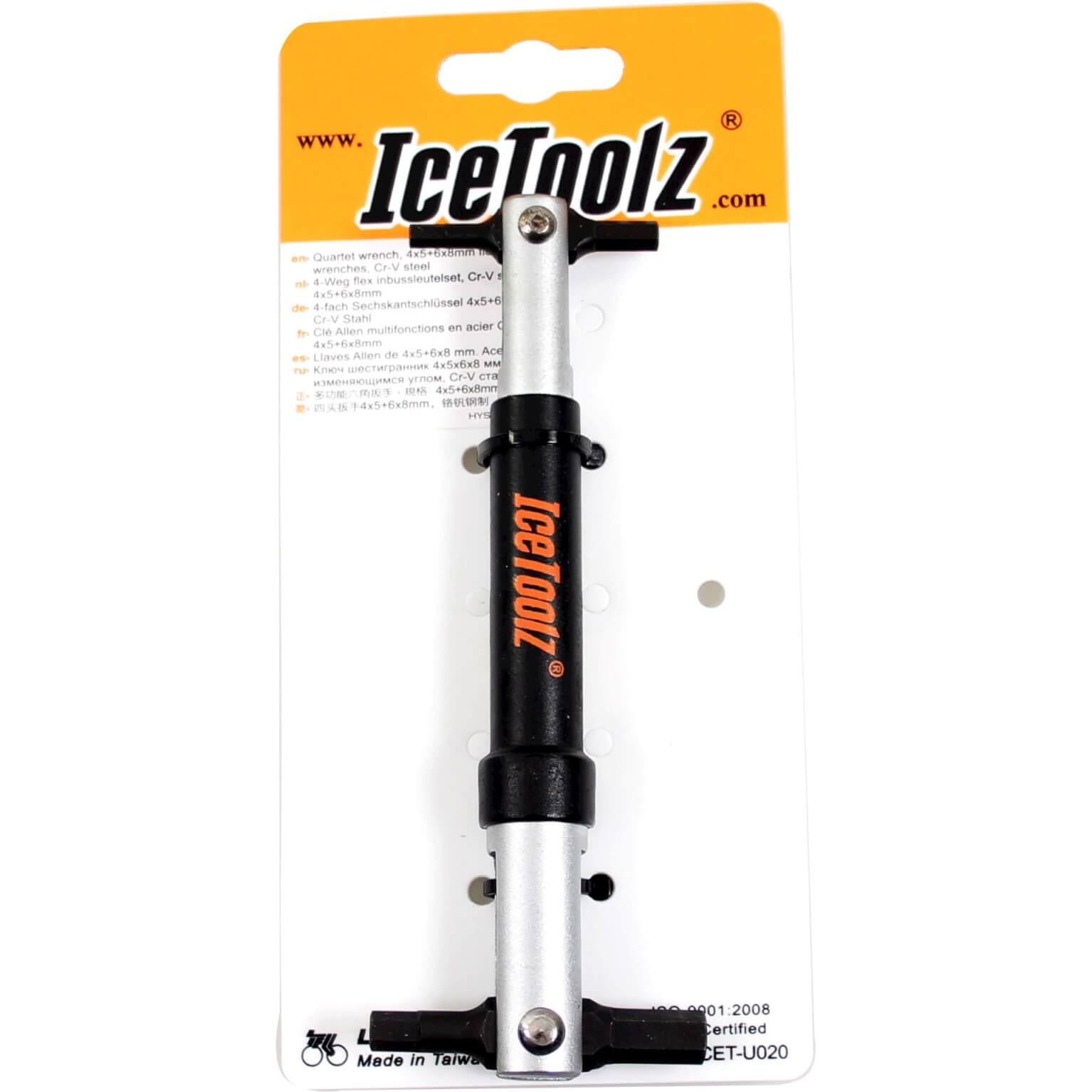 Icetoolz inbussleutel set 4/5/6/8mm