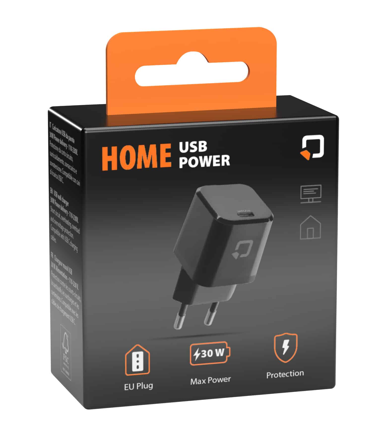 Optiline Home USB-C Charger - PD - 30W - 110/230V