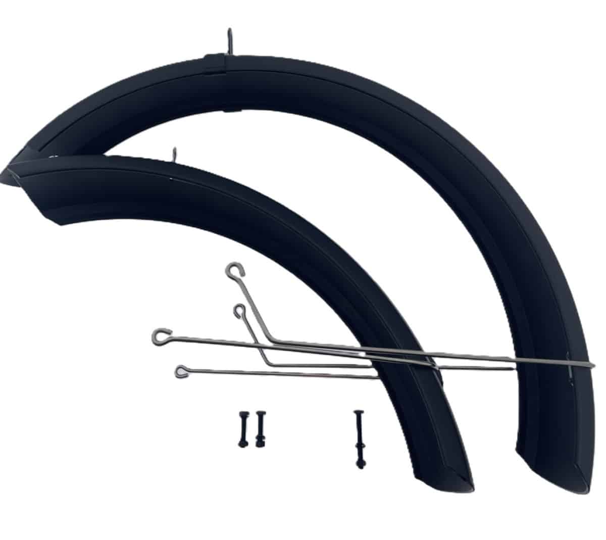 Mirage spatbord set 20 Fatbike incl. bevestiging zwart