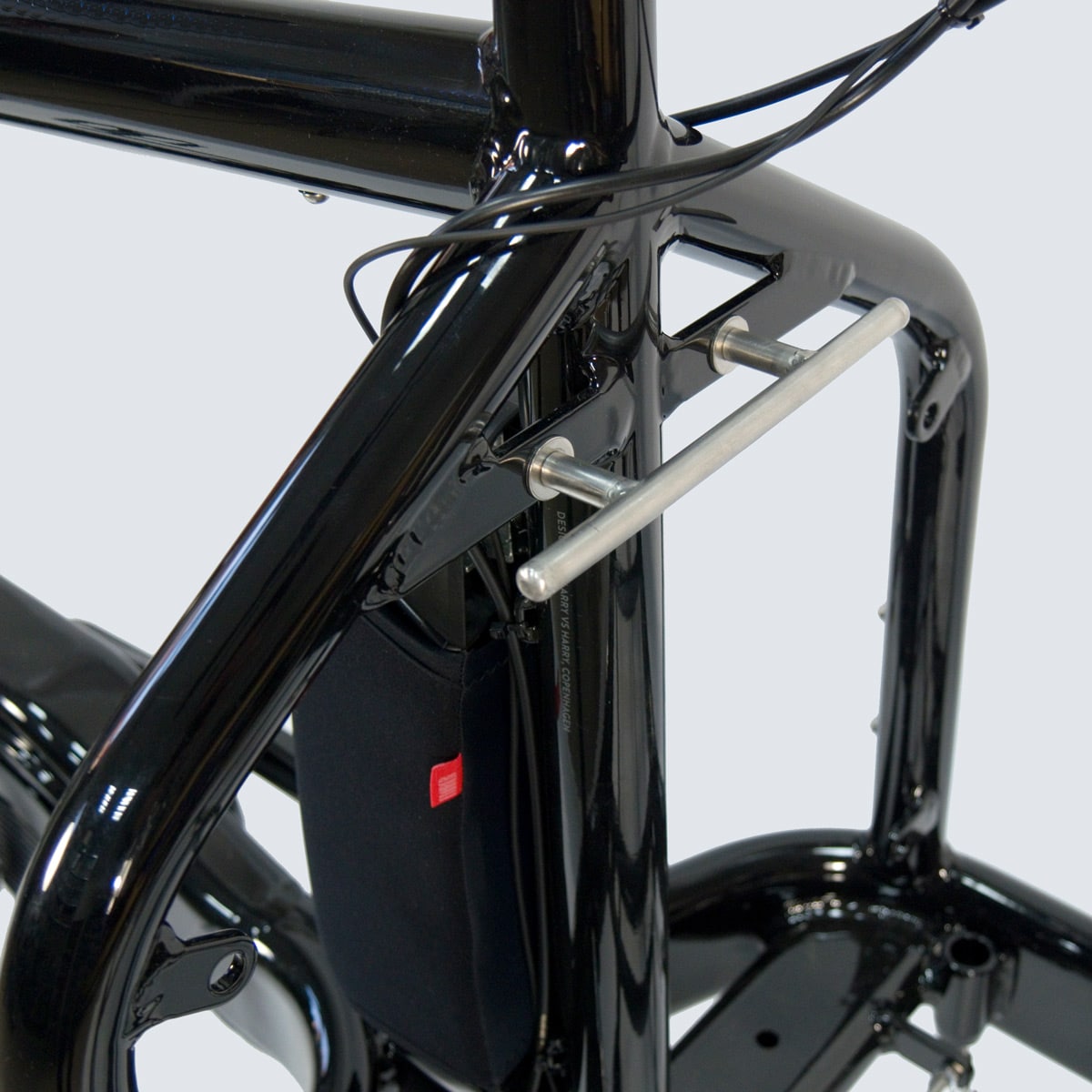 FAHRER fietstashouder Bullitt bar zilver