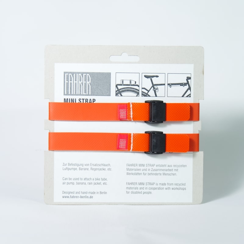 FAHRER Cargo Mini strap M 35x2cm oranje (2 stuks)