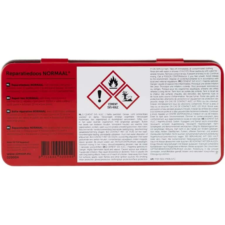 Simson reparatiedoos Normaal met clip