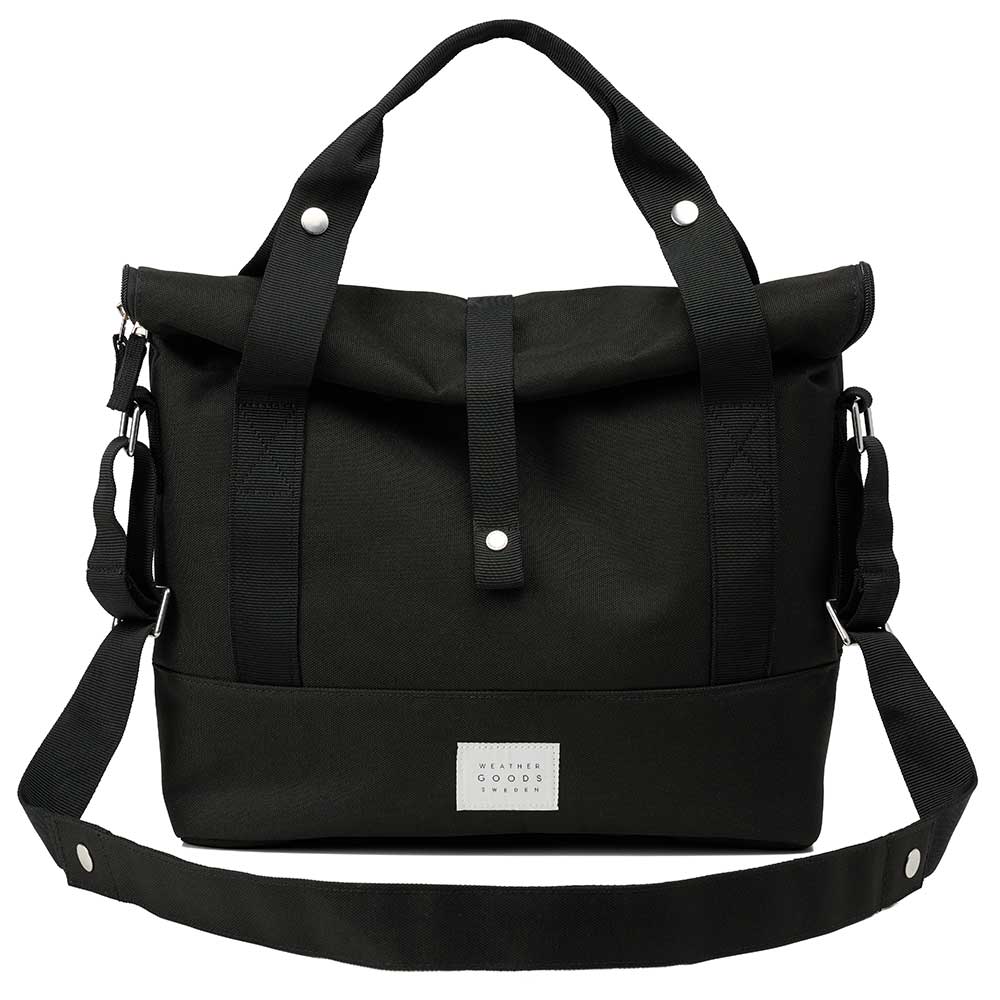 Weathergoods Sweden schoudertas City Bike Satchel black