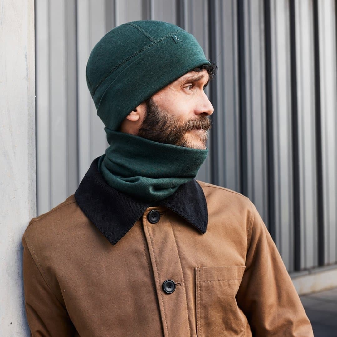 Weathergoods Sweden muts Merino Hat groen S/M