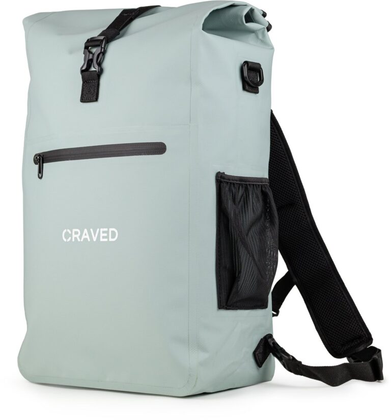 Craved Transit fietstas 3 in 1 caribisch blauw 28 liter