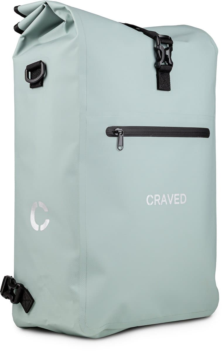 Craved Enkele Fietstas Transit 3 in 1 - 28L - Caribisch Blauw