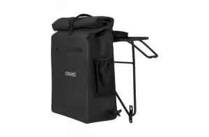 Craved Enkele Fietstas Transit 3 in 1 - 28L - Zwart