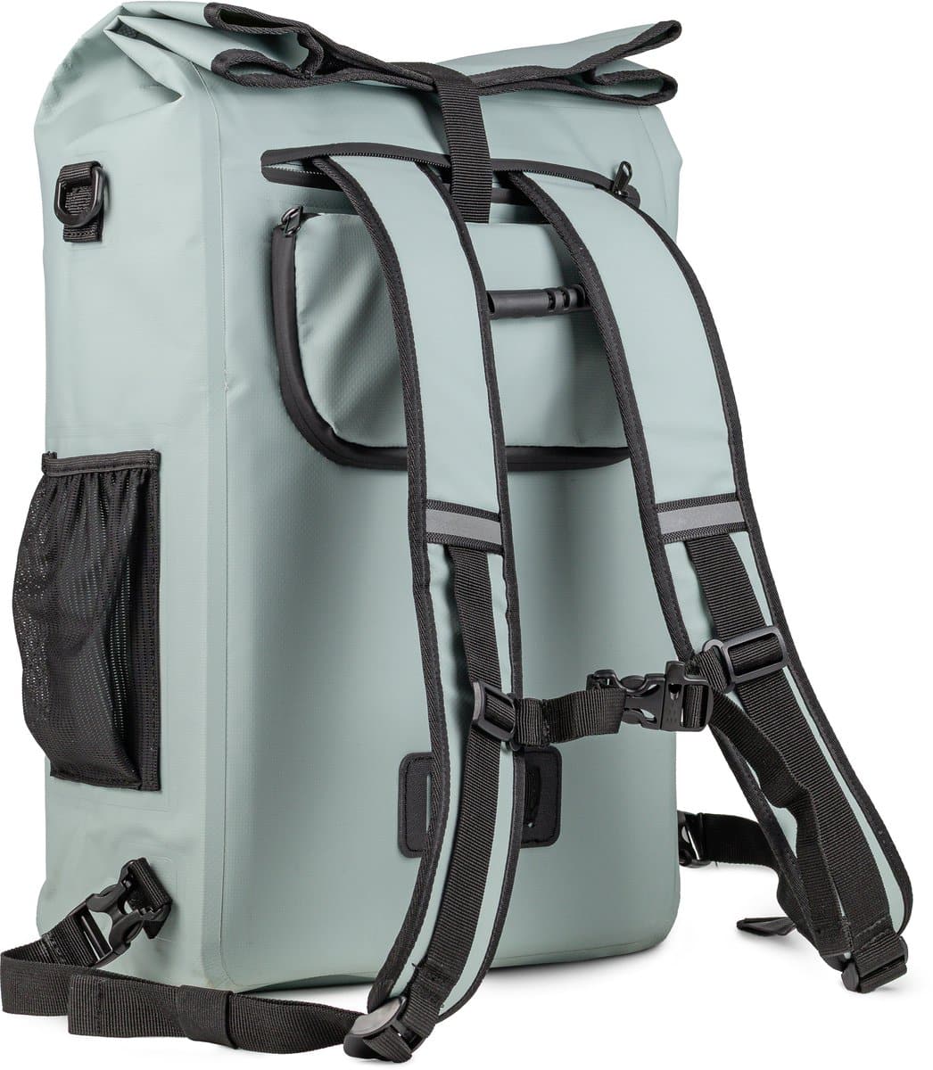 Craved Enkele Fietstas Transit 3 in 1 - 28L - Caribisch Blauw
