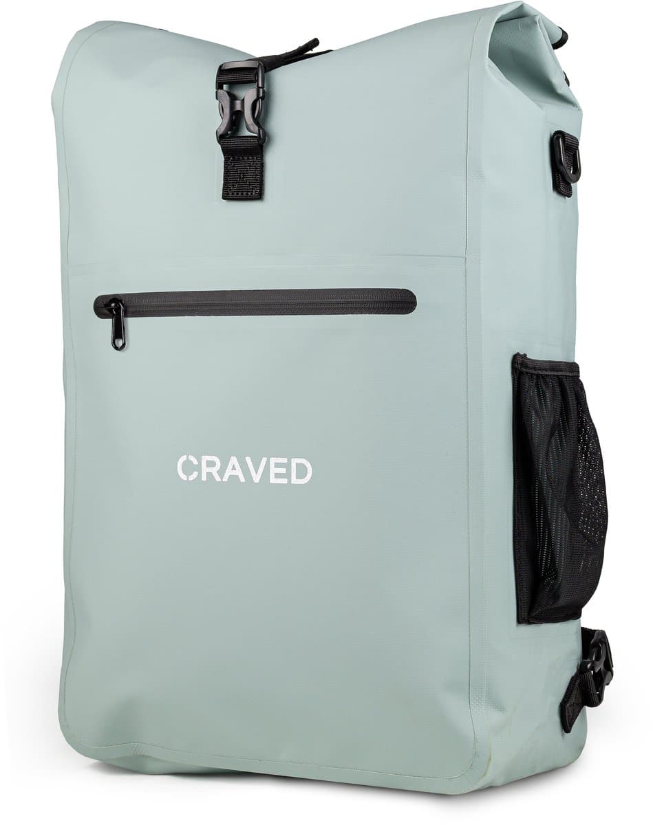 Craved Enkele Fietstas Transit 3 in 1 - 28L - Caribisch Blauw