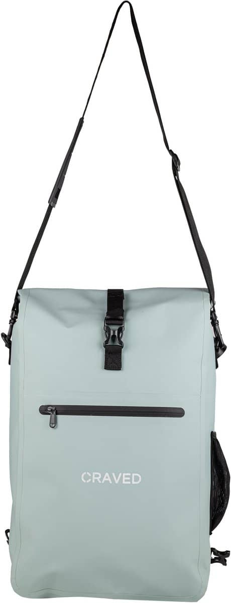 Craved Enkele Fietstas Transit 3 in 1 - 28L - Caribisch Blauw