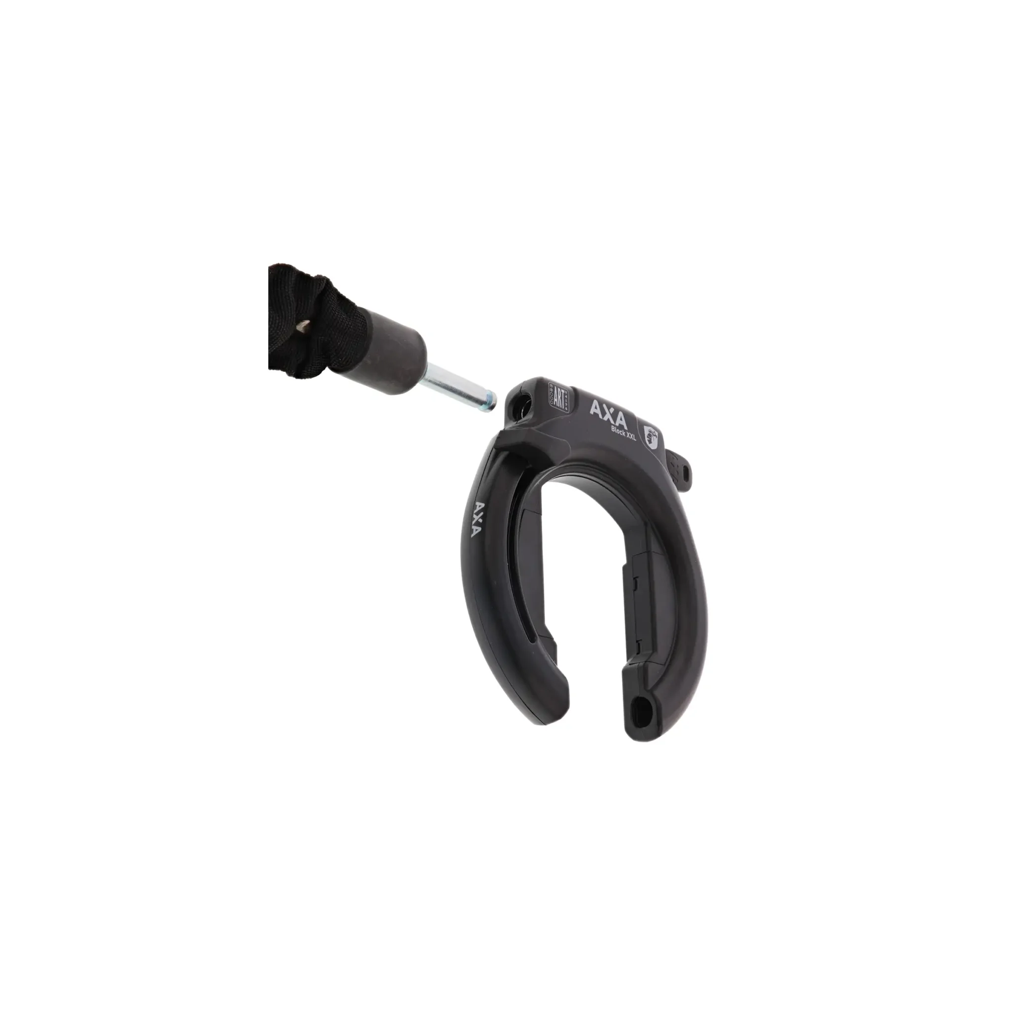 Axa ringslot Block XXL - ART2 - Zwart - Voor brede banden