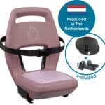 Qibbel achterzitje Junior 6+ Plum Rose – roze/roze