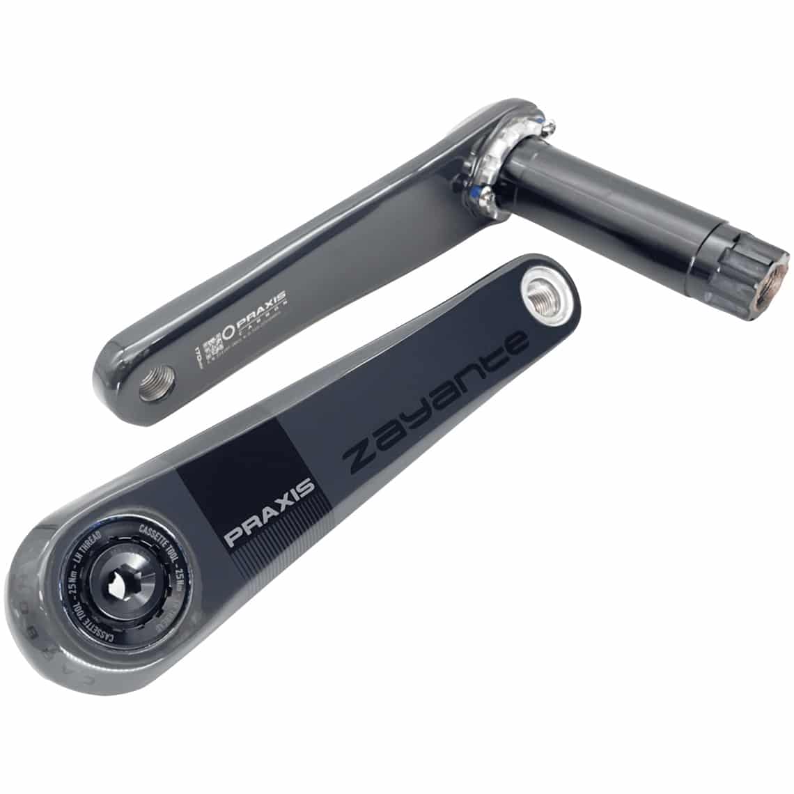 Praxis crankstel Zayante carbon M30 175mm (armset)