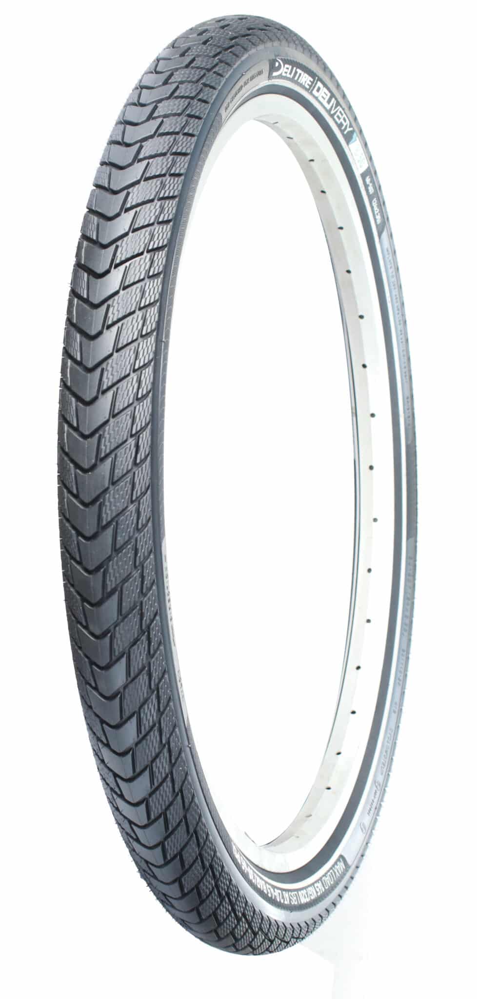 Deli Tire btb Deli-Very 20 x 2.15 zwart reflectie