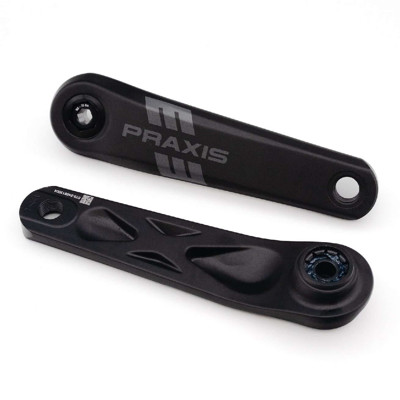 Praxis crankstel E-bike type 2 aluminium Isis 155mm