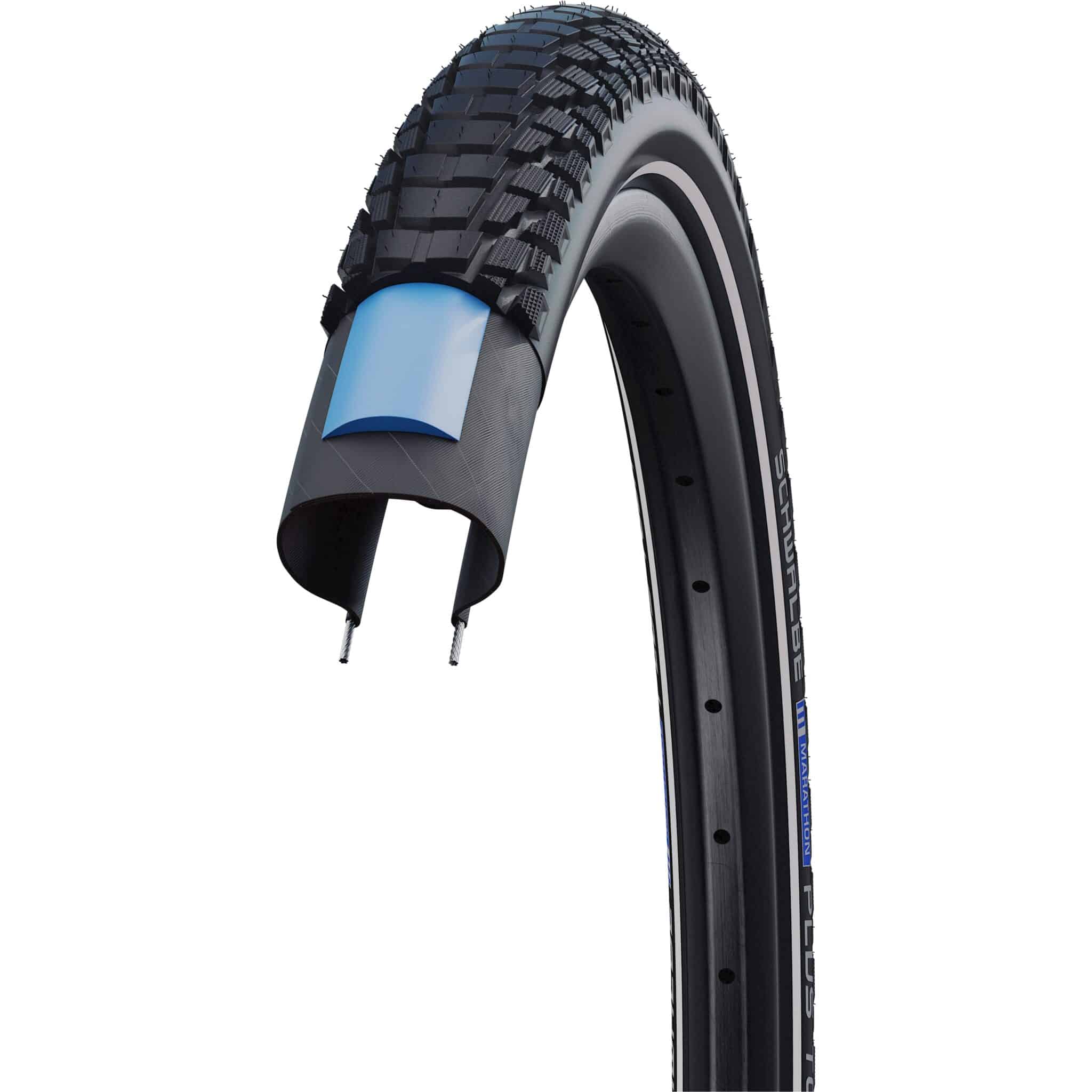 Schwalbe buitenband Marathon Plus Tour 28 x 2.00 zwart reflectie