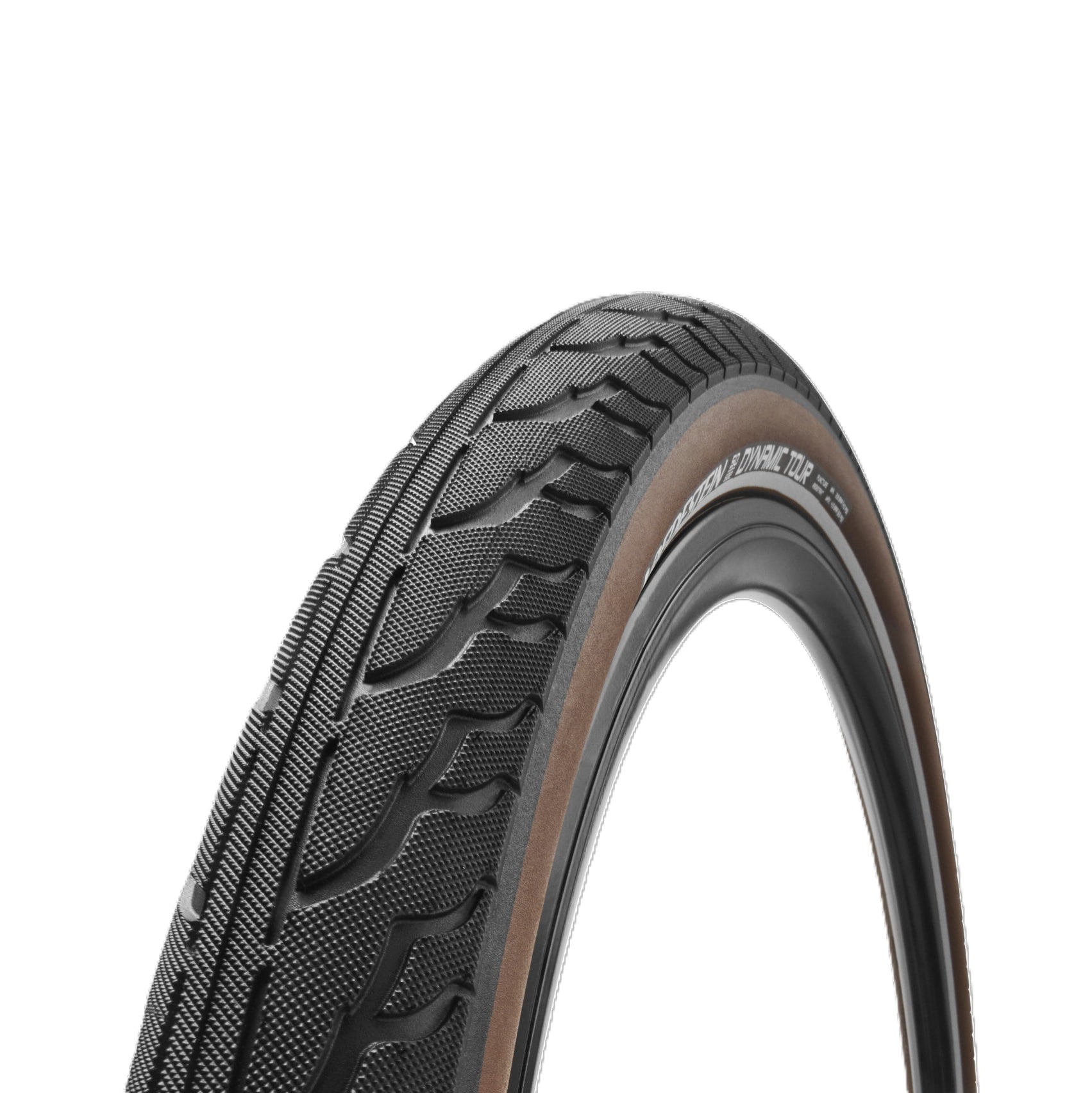 Vredestein buitenband Dynamic Tour 50-622 zwart/bruin reflectie