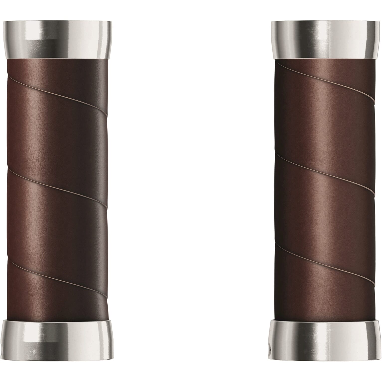 Brooks Handvatten Slender Leather Grips 100mm A. Bruin