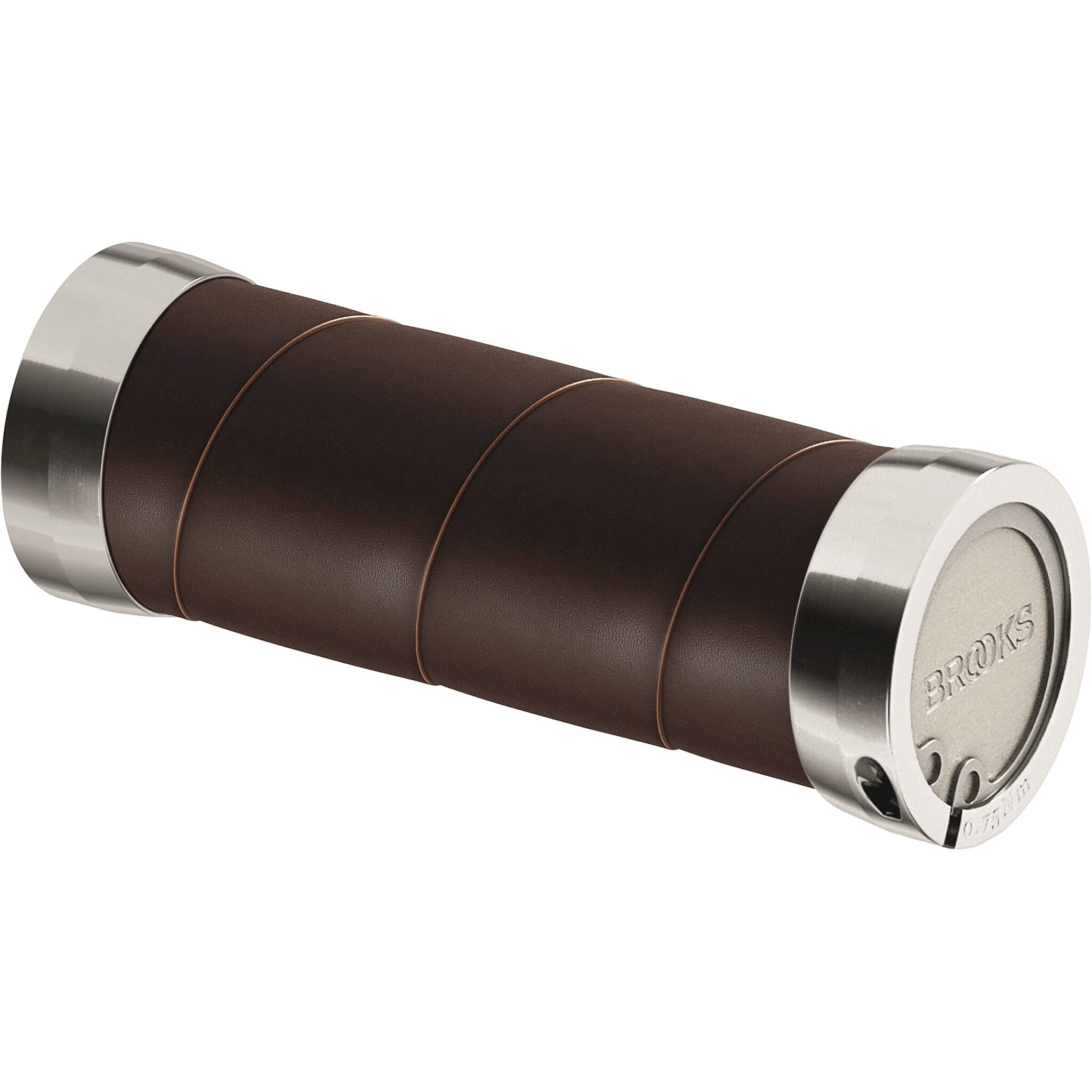 Brooks Handvatten Slender Leather Grips 100mm A. Bruin