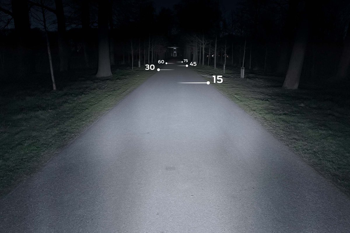 Axa Blueline 30 E-bike Koplamp 30 Lux 6-12V - Zwart