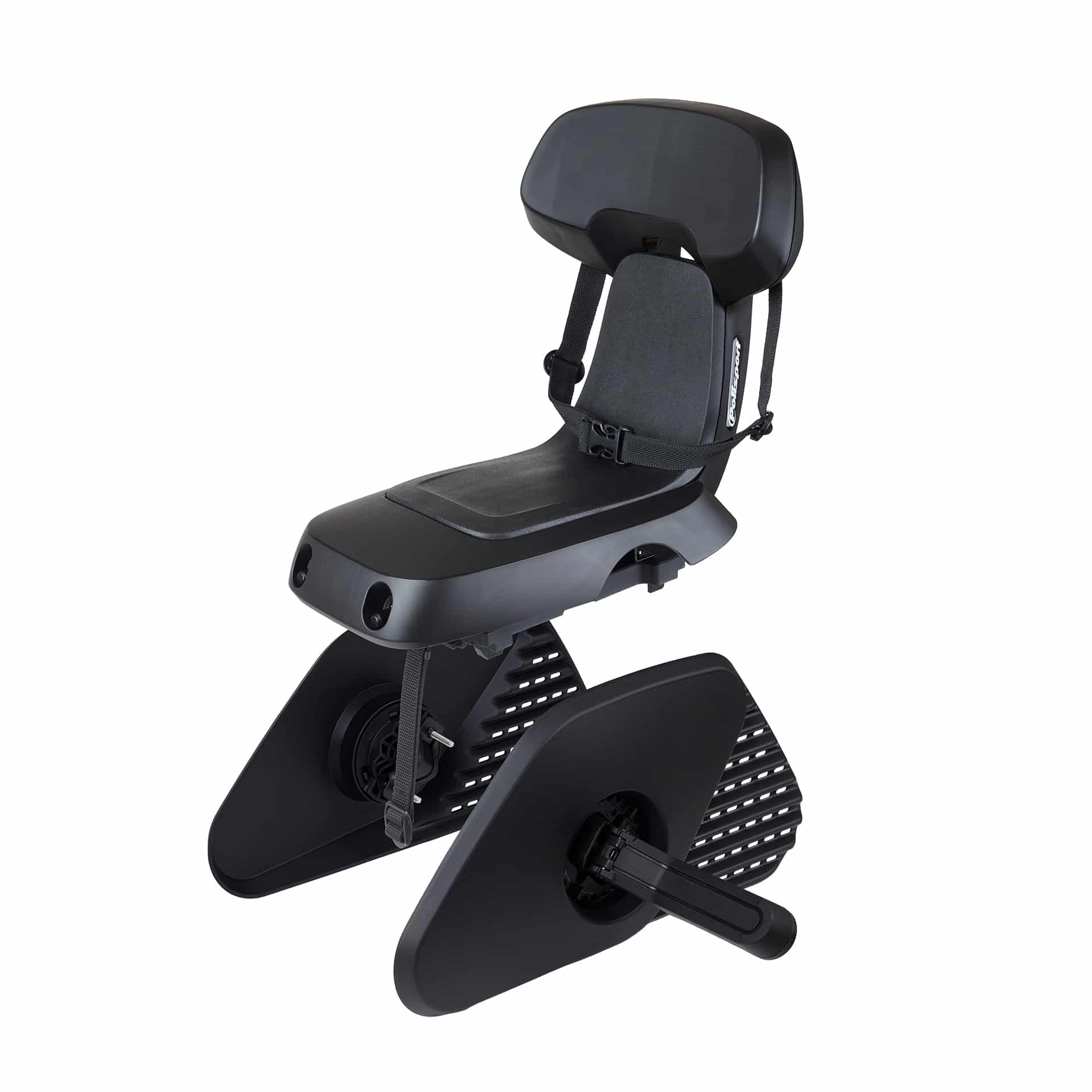 Polisport achterzitje Guppy Junior zwart MIK-HD