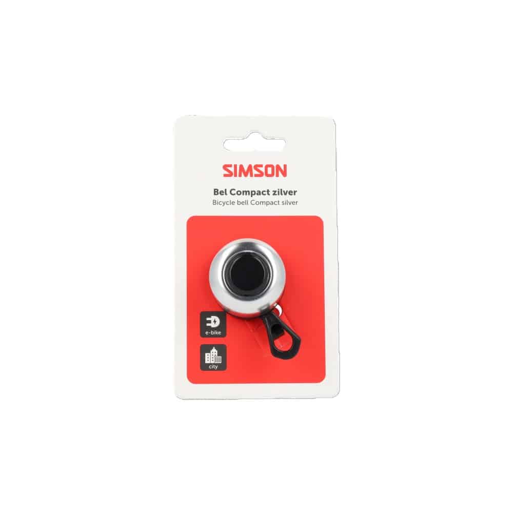 Simson bel Compact zilver