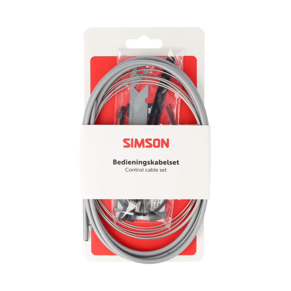 Simson schakel kabel Nexus rvs grijs