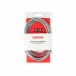 Simson remkabel set universeel 2 nippels RVS grijs