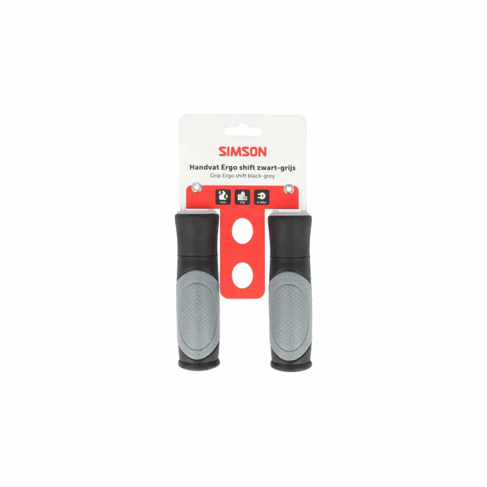 Simson Handvatten Ergo Shift Zwart/Grijs