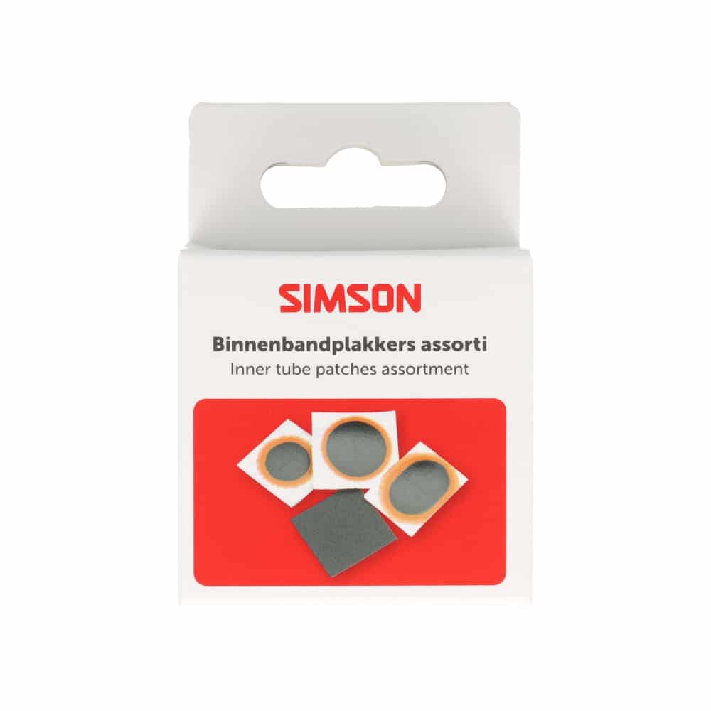 Simson binnenbandpleisters assortiment 9-delig