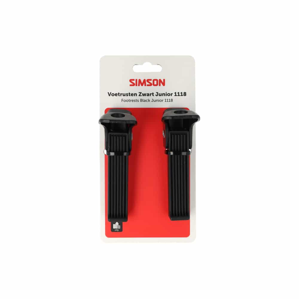 Simson voetsteun set 1118 op as zwart