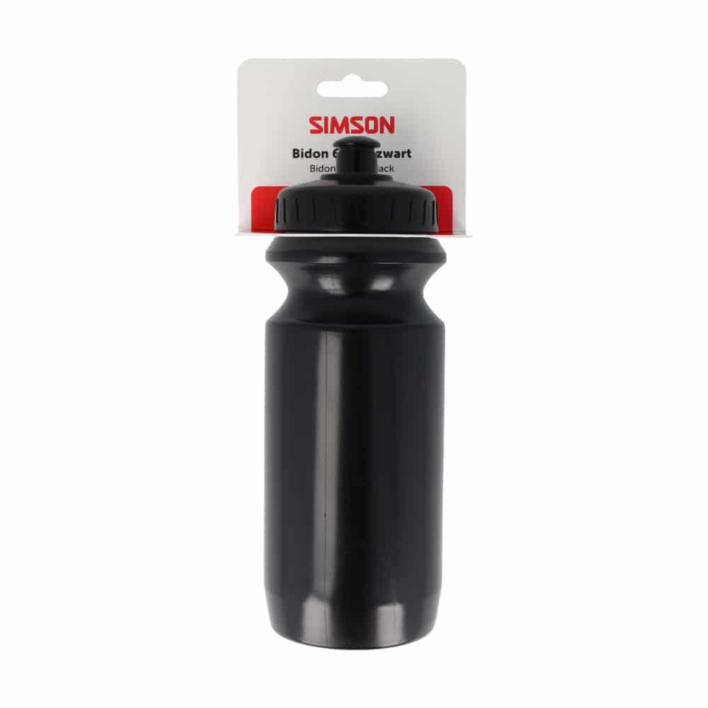 Simson bidon 600ml zwart