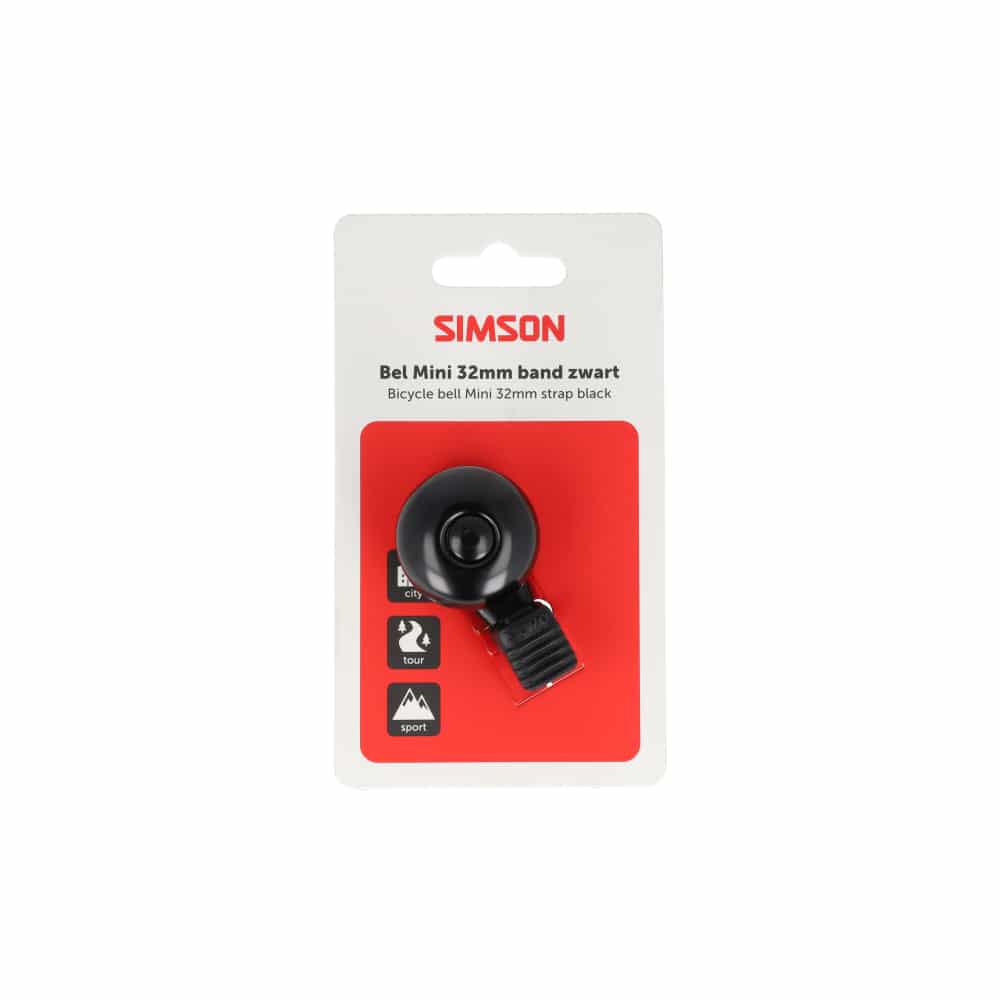 Simson bel Mini 32mm flex band zwart