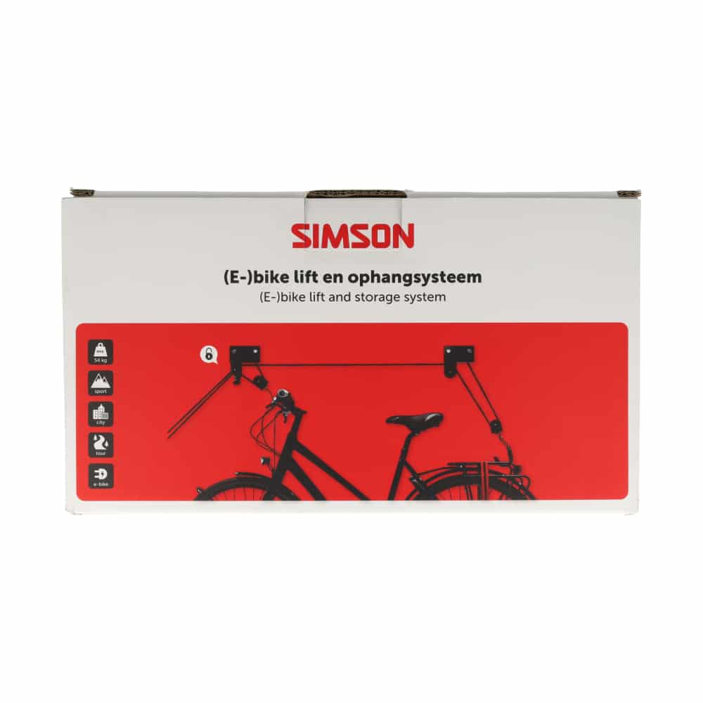 Simson E-bike lift en ophangsysteem