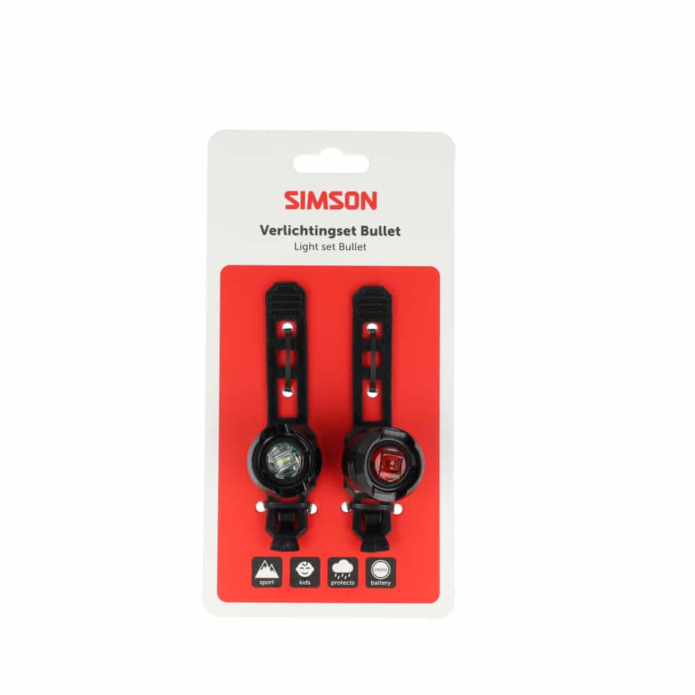 Simson verlichtingsset Bullit batterij