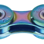 KMC ketting X12L aurora blauw 126s waxed