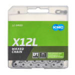 KMC ketting X12L zilver 126s waxed