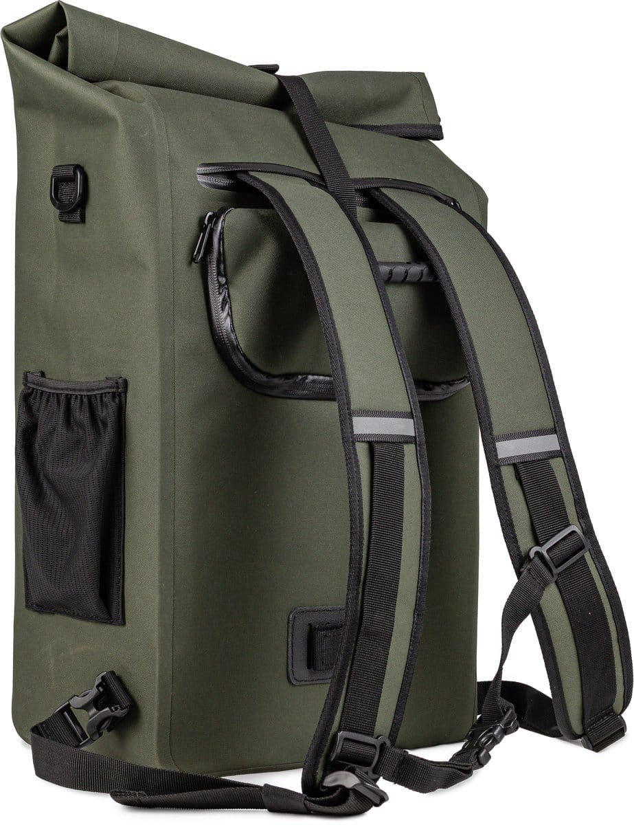 Craved Enkele Fietstas Transit 3 in 1 - 28L - Olijfgroen