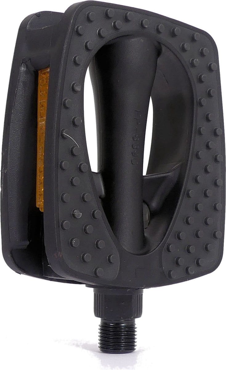 Gazelle pedalen FP-839 - kunststof - anti-slip - met reflectoren - zwart
