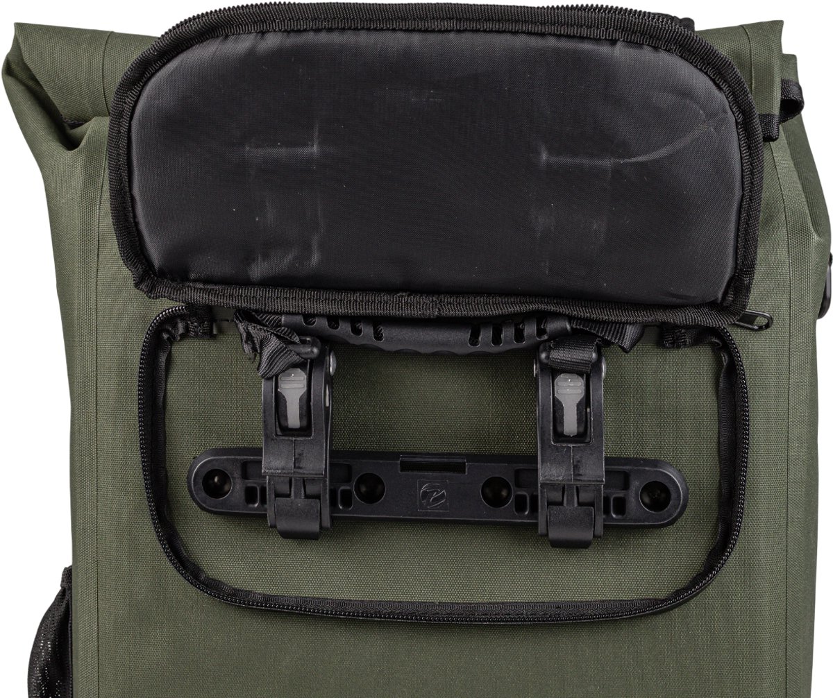 Craved Enkele Fietstas Transit 3 in 1 - 28L - Olijfgroen