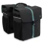 Gazelle Dubbele Fietstas MIK 39 Liter Waterafstotend – Zwart/Groen