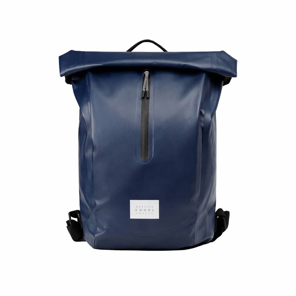 Weathergoods Sweden rugtas Commuter Bikepack blauw