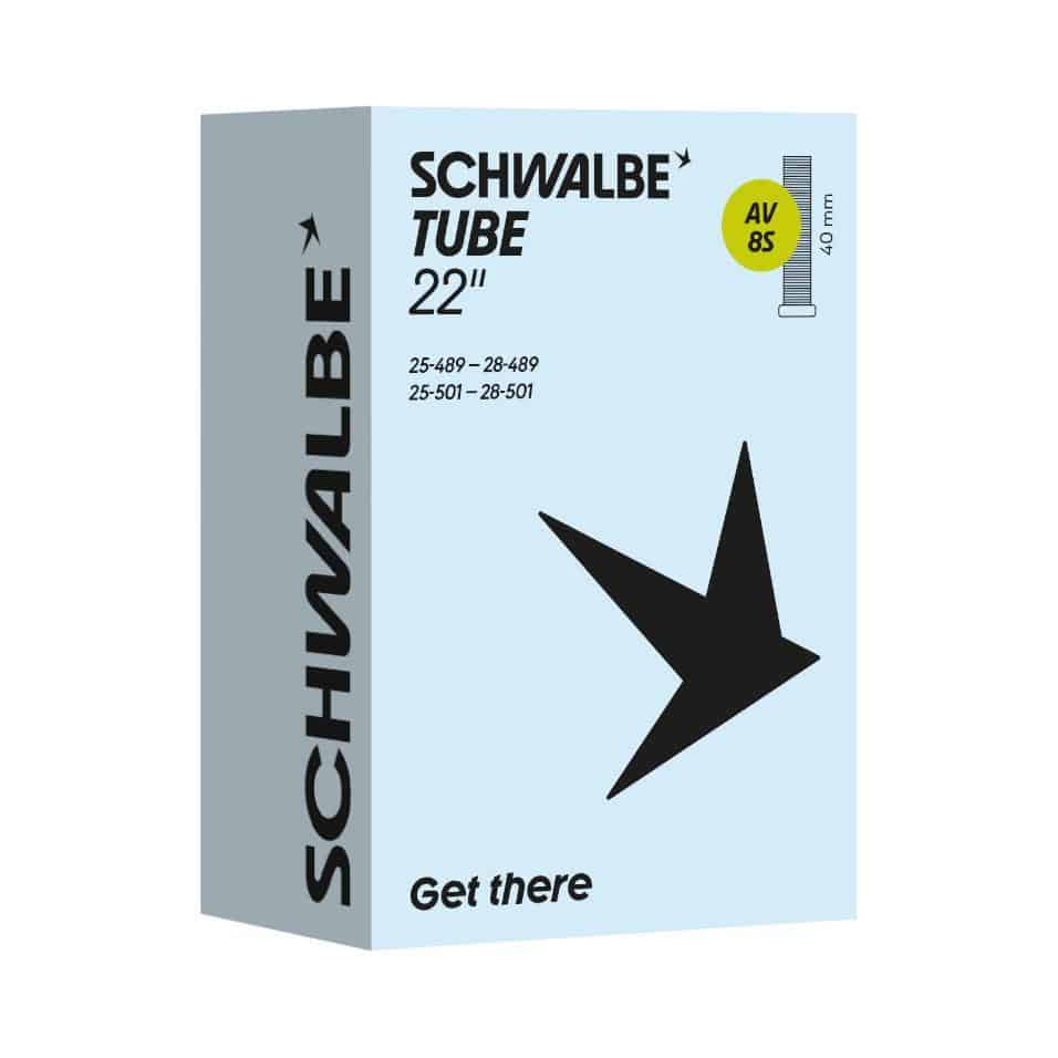 Schwalbe binnenband AV8S 22 inch 25/28-489/501 av 40mm