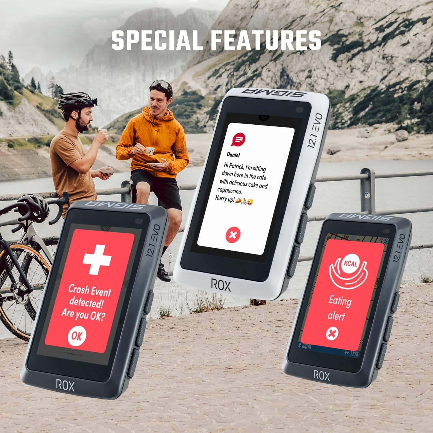 Sigma fietscomputer ROX 12.1 EVO GPS Night Gray Basic