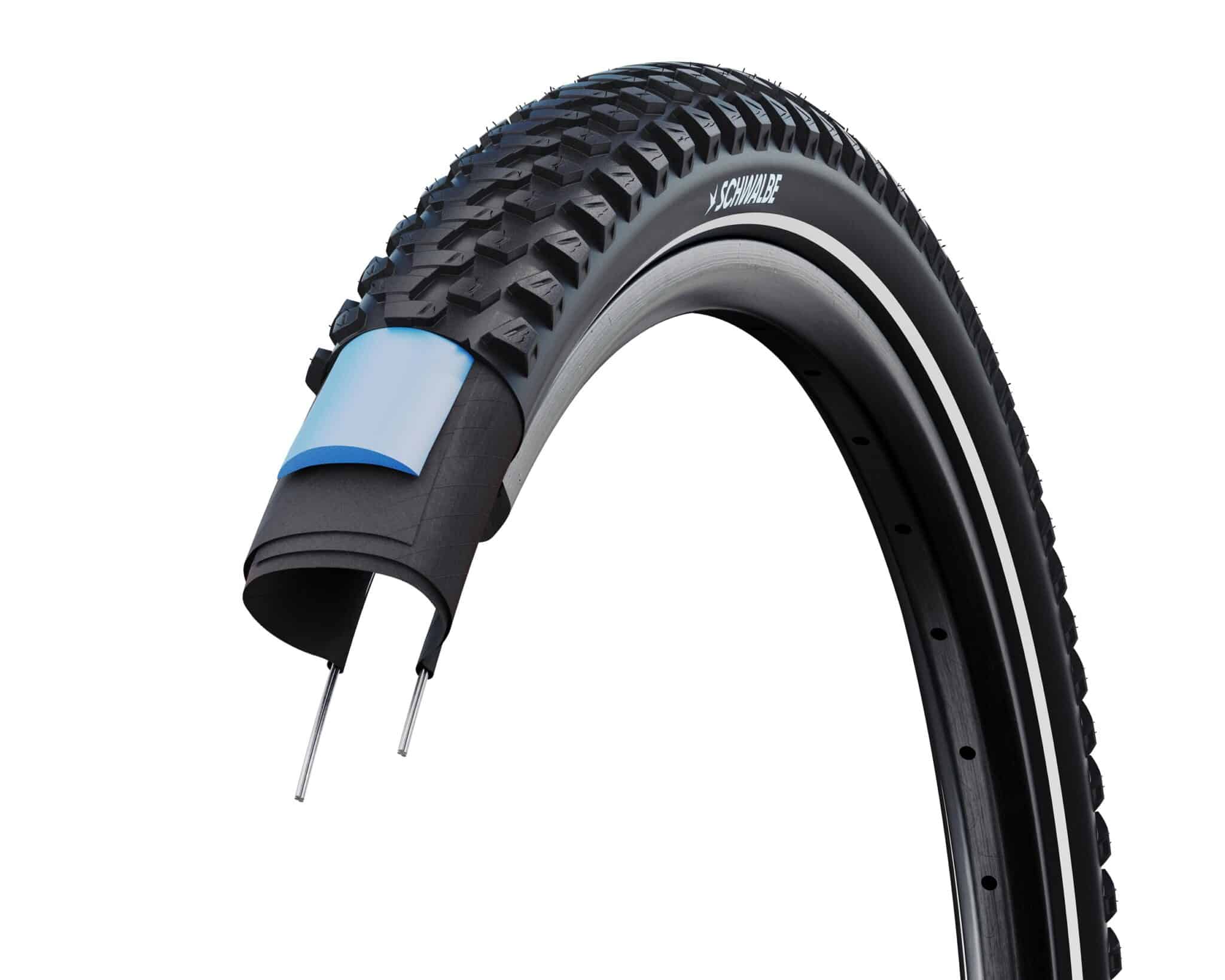 Schwalbe Buitenband Marathon Plus MTB S-Guard 54-622 Zwart Reflectie