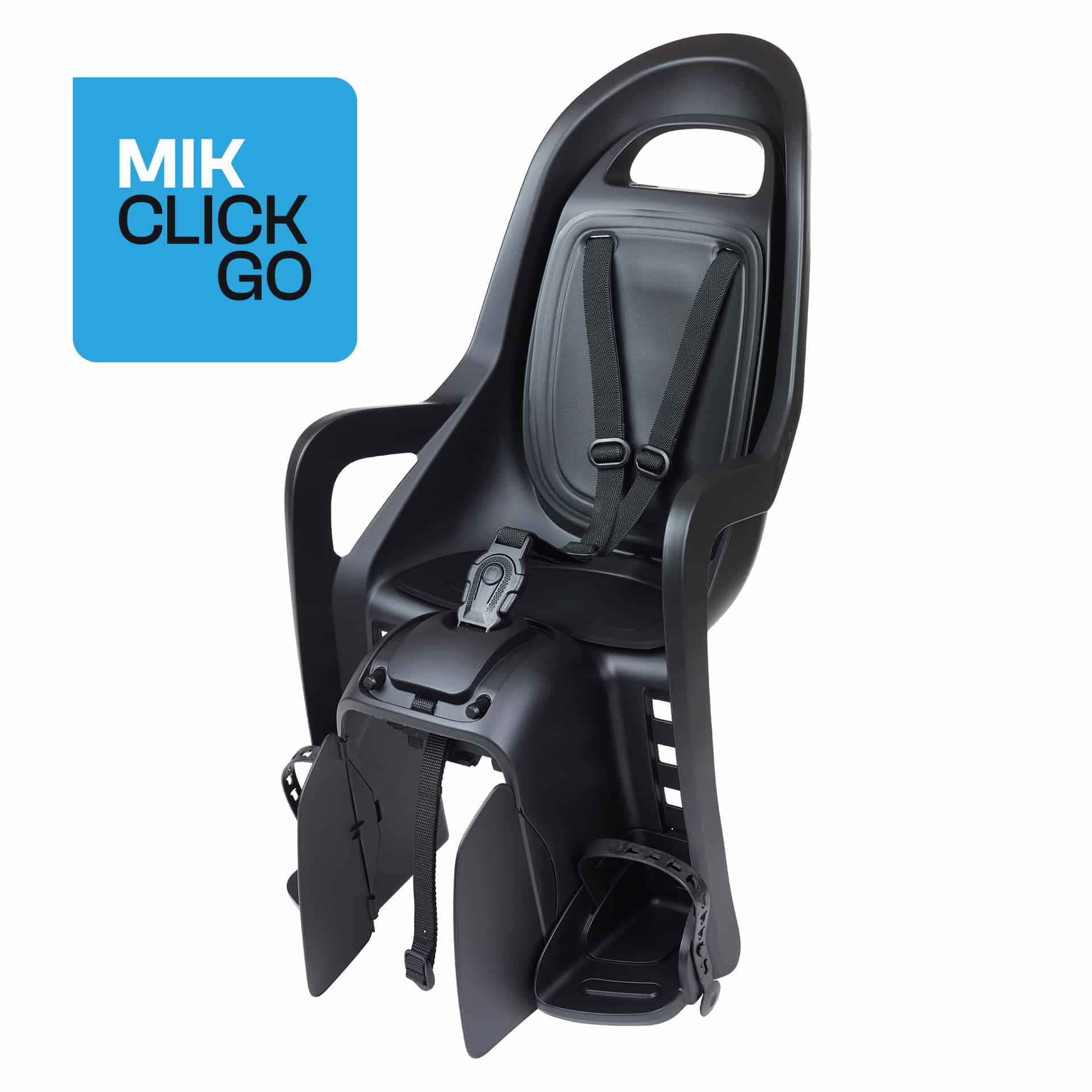 Polisport Achterzitje Groovy Drager MIK-HD Zwart